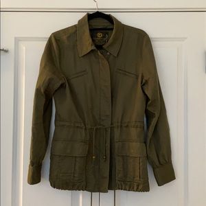 Lucky Brand olive green cargo jacket